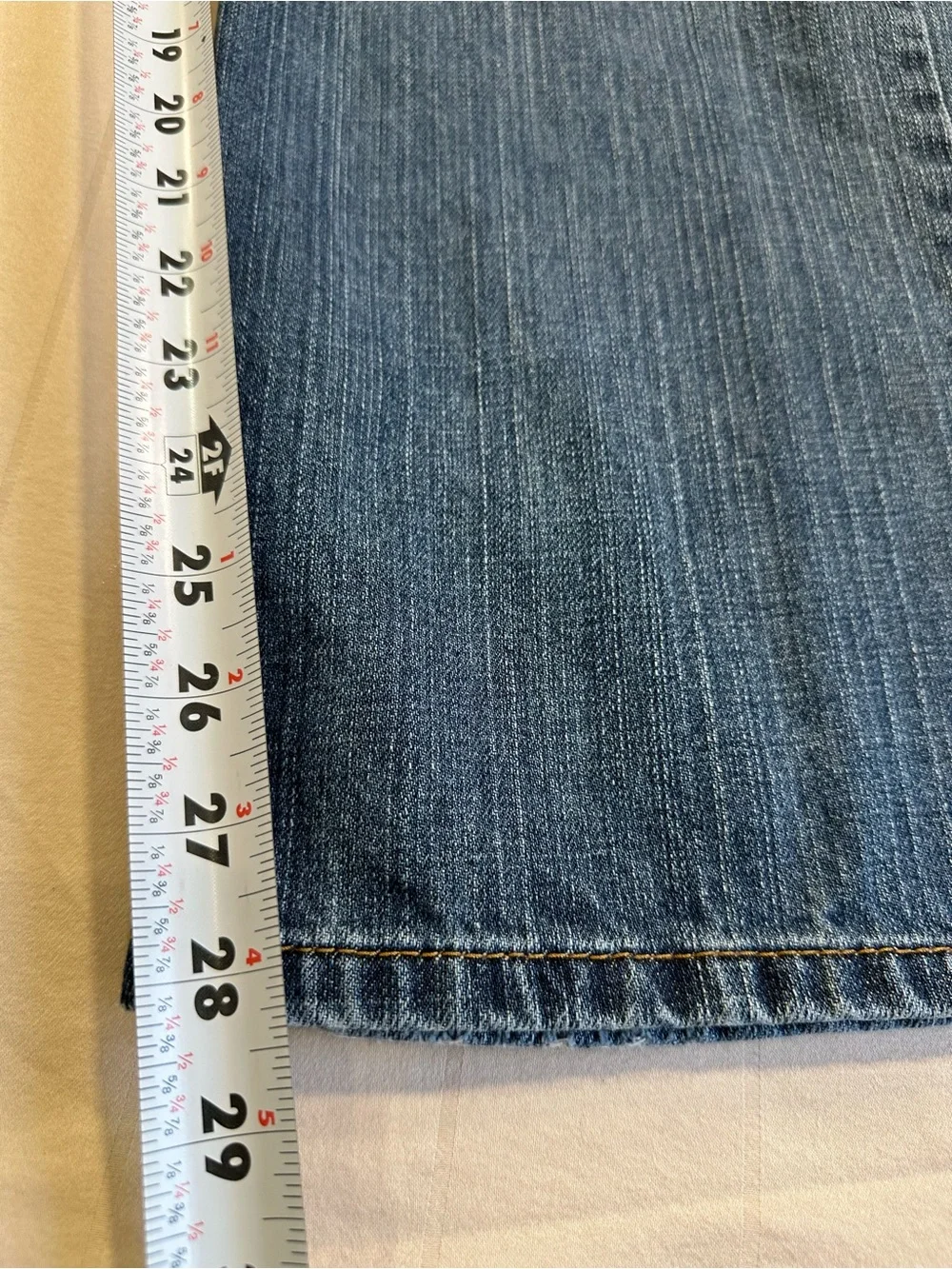 Levi's 559 Relaxed Straight Jeans Blue Denim Men's 40x30 EUC